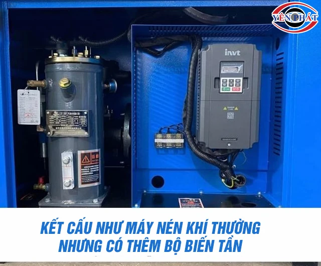 Cấu tạo máy nén khí Inverter