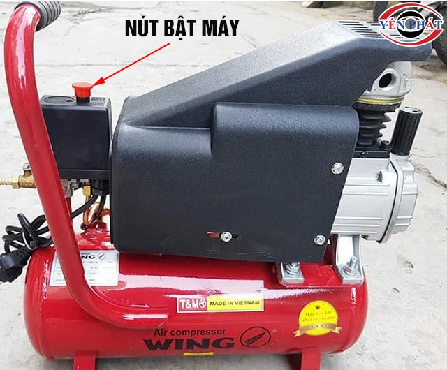 Khởi động máy nén khí mini