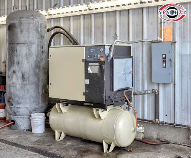 Máy nén khí trục vít 5HP cấp nạp khí nhanh
