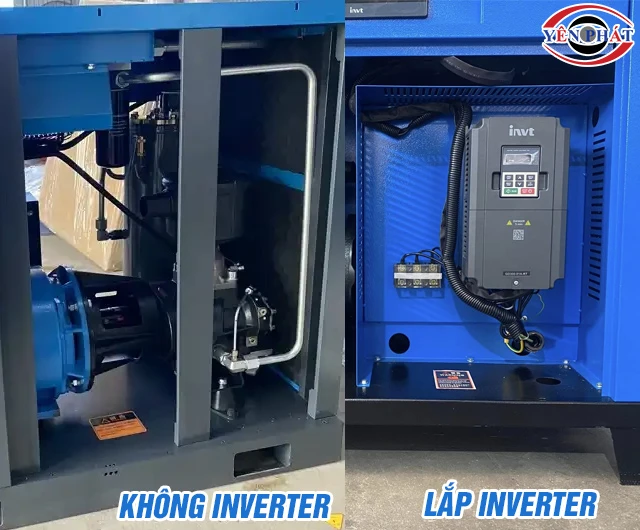 So sánh máy nén khí Inverter và máy nén khí thường