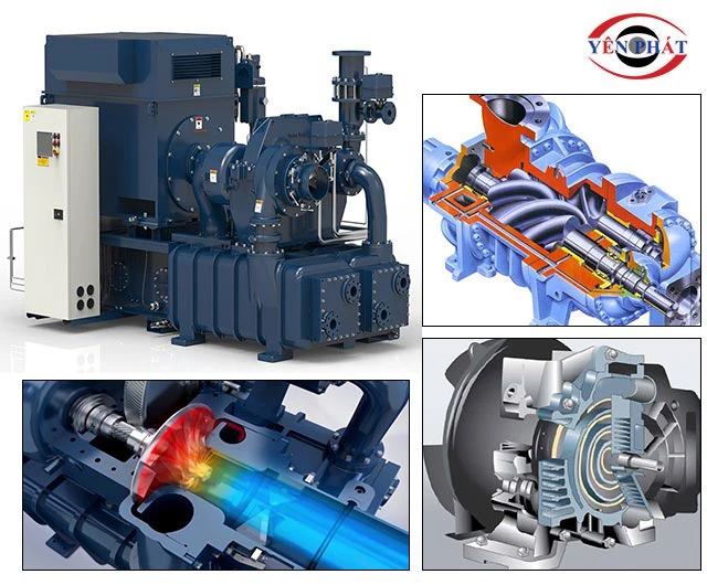 Nguyên lý hoạt động của máy nén khí ly tâm