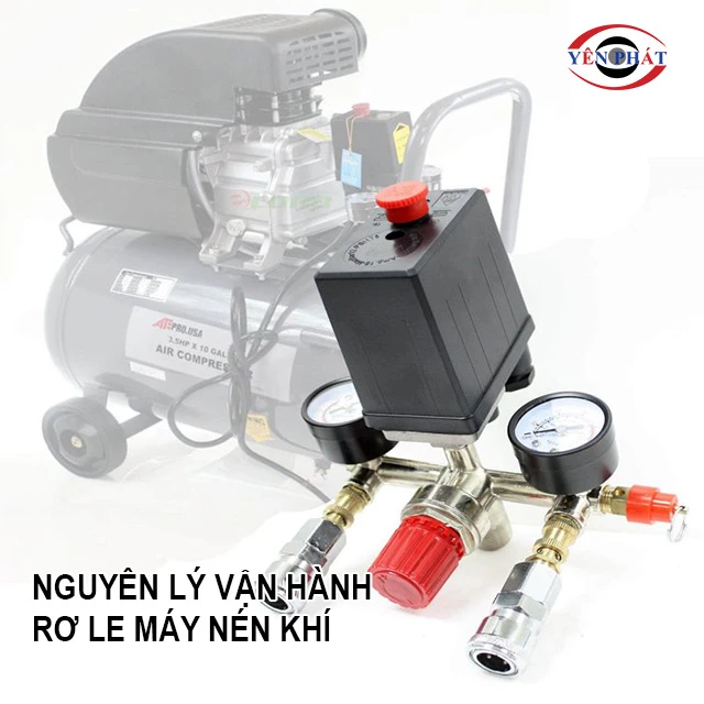 Nguyên lý vận hành của rơ le máy nén khí 