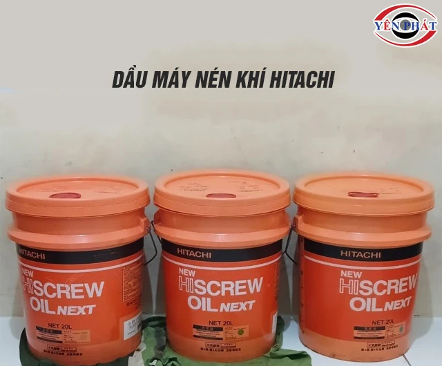 dầu máy nén khí mini Hitachi