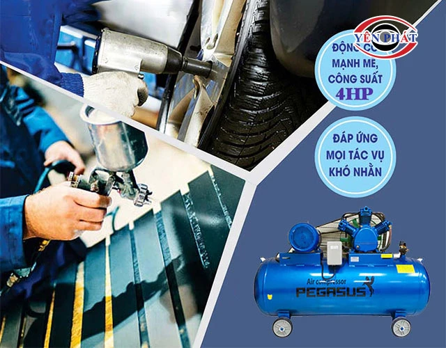 Ứng dụng máy nén khí Pegasus TM-W-0.36/8-180L
