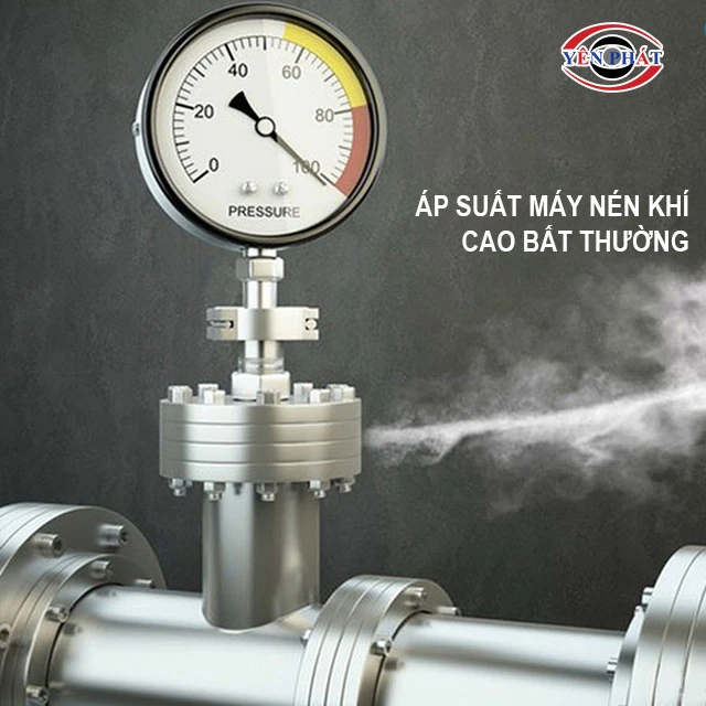 Áp suất khí tăng quá mức
