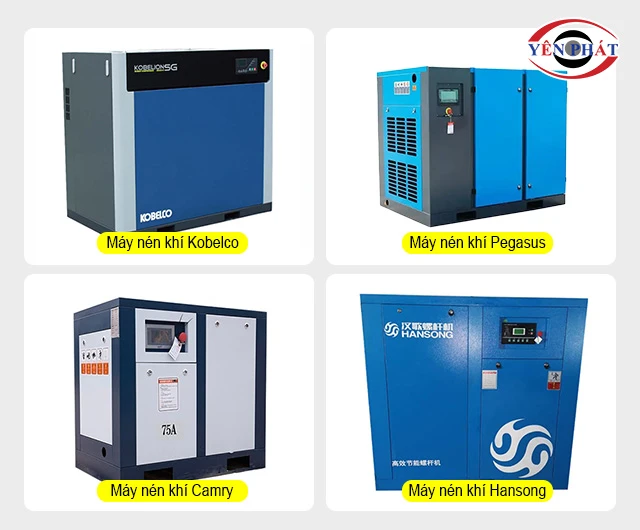 các thương hiệu máy nén khí 600 m³/h lớn