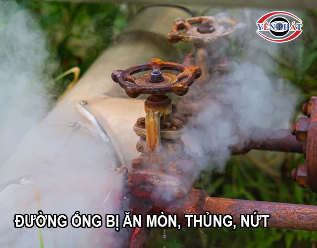 đường ống bị thủng