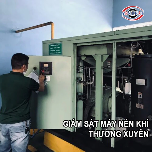 giám sát máy nén khí thường xuyên
