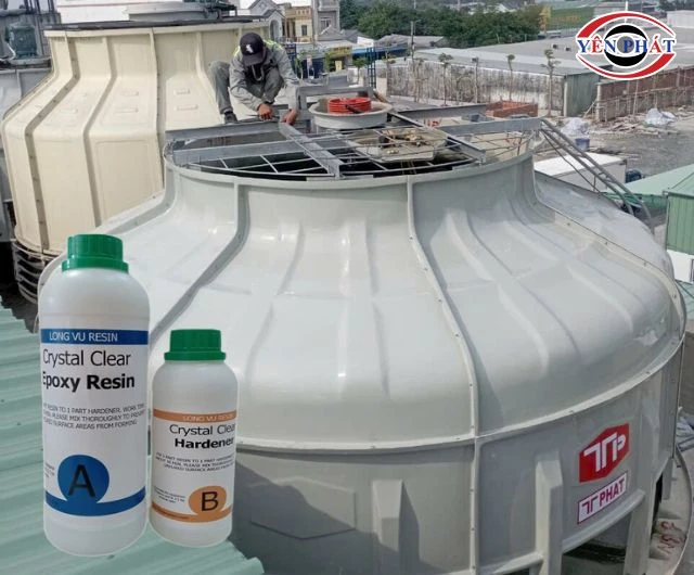 Keo dán tháp giải nhiệt chịu được lượng nhiệt lớn