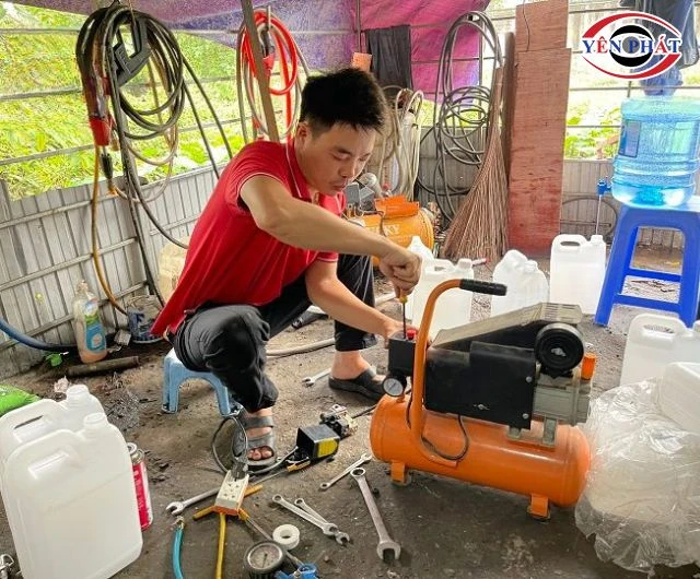 Lưu ý khi thay dầu máy nén khí