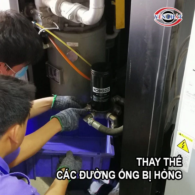 thay thế đường ống bị hỏng