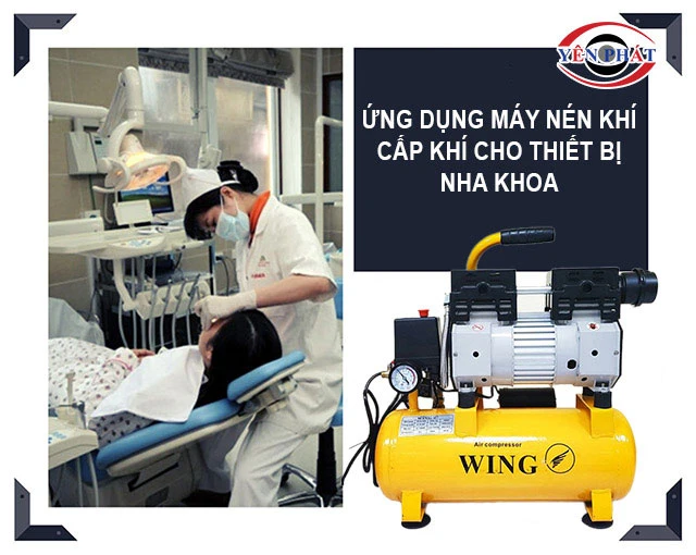 ứng dụng máy nén khí Trong mảng y tế
