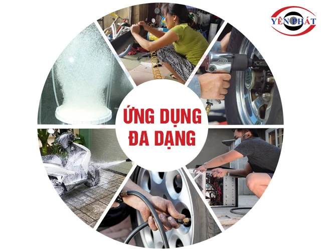 Ứng dụng của máy khí nén 20 lít