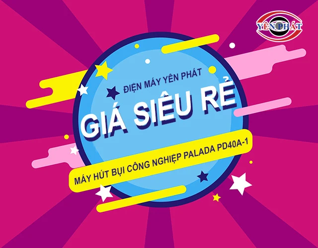 giá bán của Máy hút bụi công nghiệp Palada PD40A-1