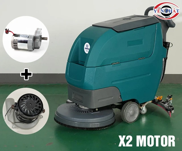 2 động cơ máy chà sàn công nghiệp liên hợp Kumisai KMS 65C