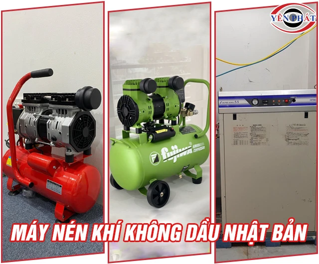 Máy nén khí không dầu Nhật Bản