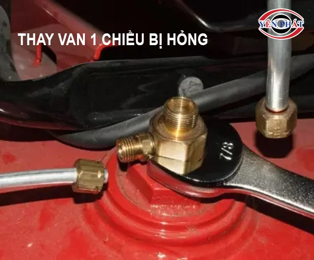 thay van 1 chiều bị hỏng