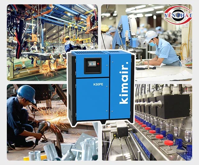 Ứng dụng của máy nén khí trục vít 2 cấp