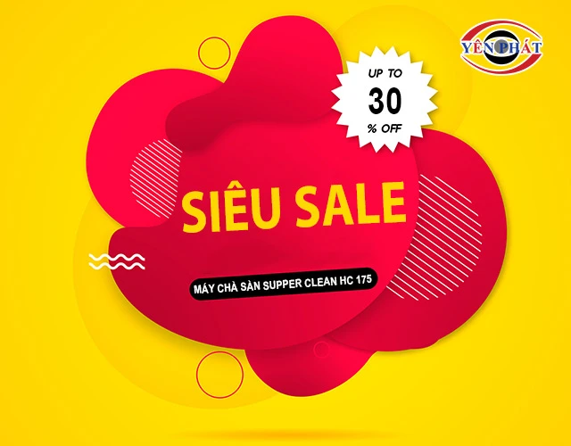 siêu sale Máy chà sàn đơn Supper Clean HC 175
