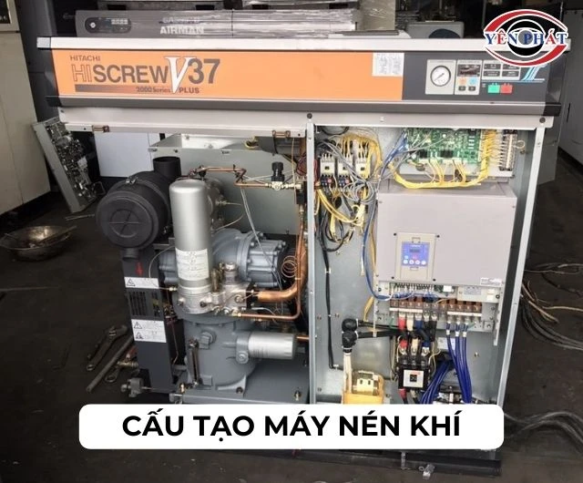 Máy nén khí là gì? Cấu tạo & Nguyên lý hoạt động chi tiết