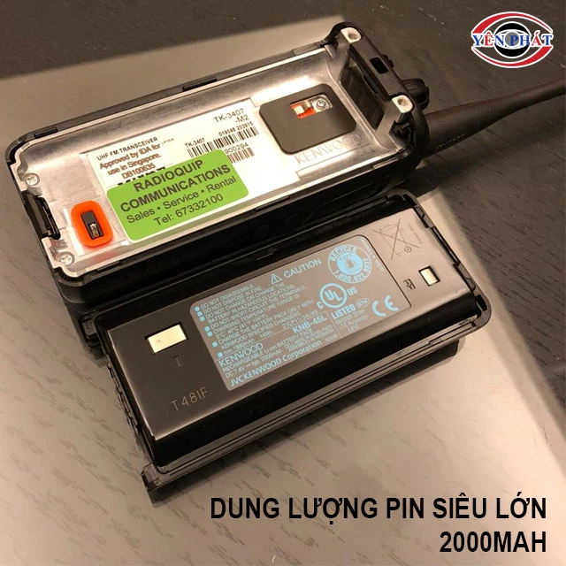 pin của Kenwood TK-3407