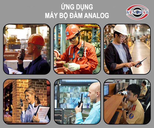 Ứng dụng của bộ đàm Analog