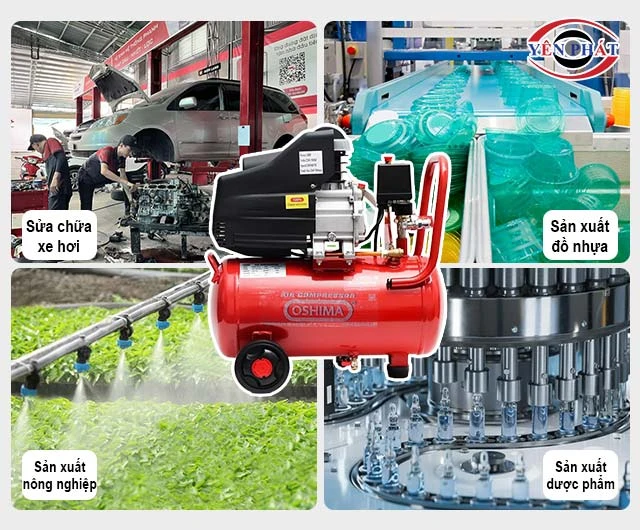 Ứng dụng của máy nén khí Nhật Bản