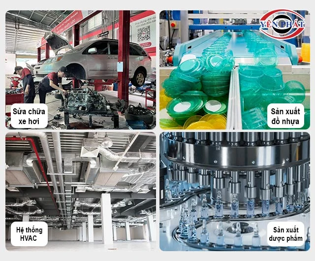Ứng dụng của máy nén khí xoắn ốc