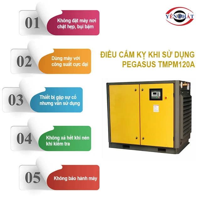 điều cấm kỵ khi sử dụng Pegasus TMPM120A