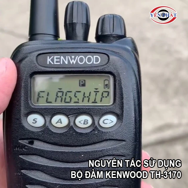 nguyên tắc sử dụng bộ đàm Kenwood TH-3170
