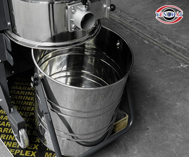 thùng chứa của máy hút bụi công nghiệp Kumisai KMS 120