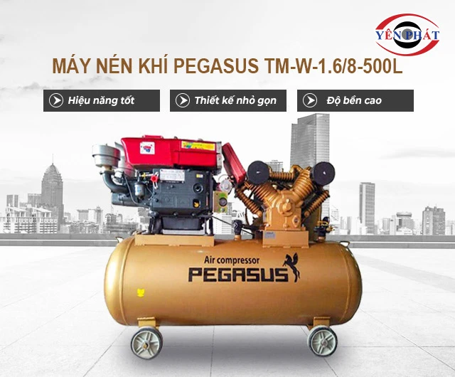 ưu điểm của máy nén khí Pegasus TM-W-1.6/8-500L