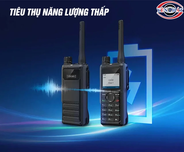 Bộ đàm kỹ thuật số tiêu thụ năng lượng thấp