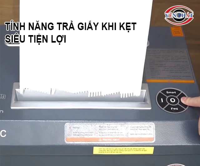 tính năng trả giấy khi kẹt