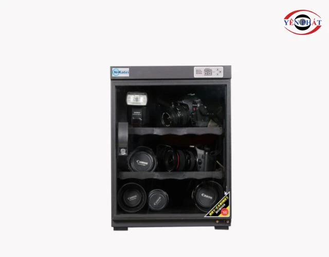 Tủ chống ẩm 60 lít máy ảnh Nikatei