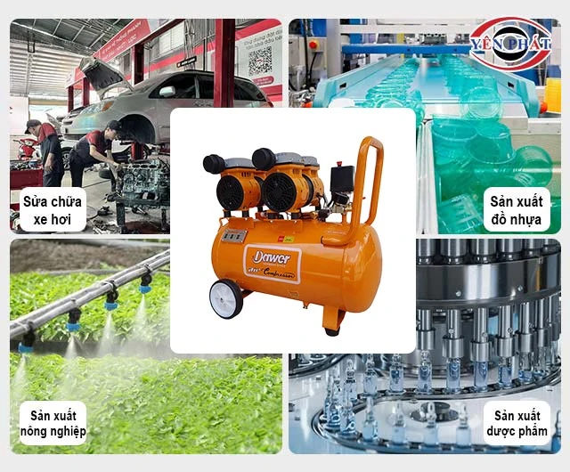 Ứng dụng của máy nén khí Dawer