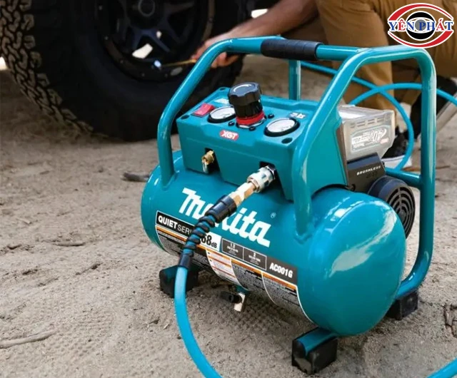 Máy nén khí mini cầm tay Makita AC001G