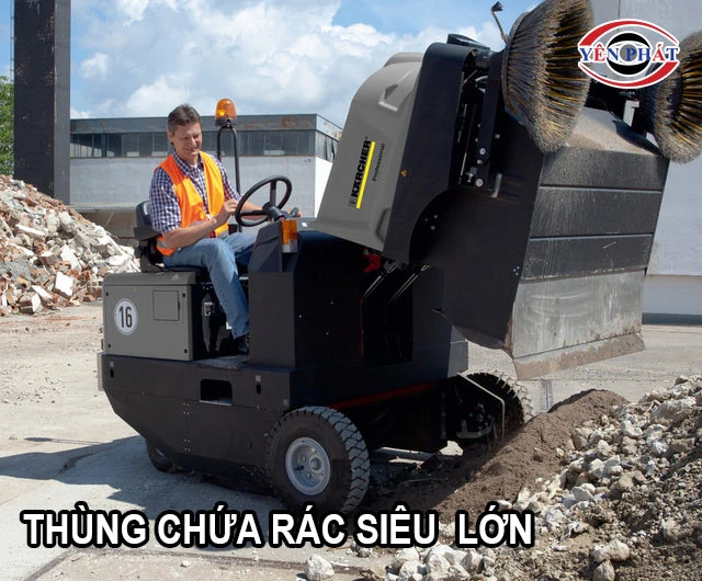 thùng chứa rác siêu khủng