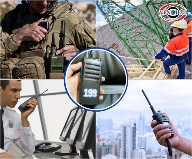 Điện thoại bộ đàm ứng dụng phổ biến