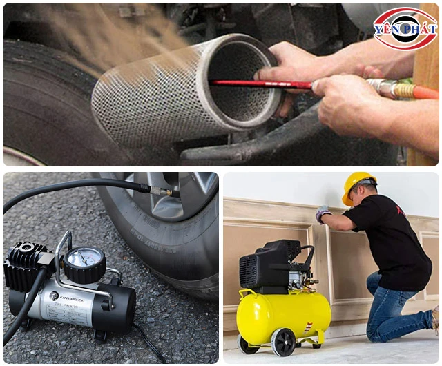 Ứng dụng máy nén khí mini cầm tay
