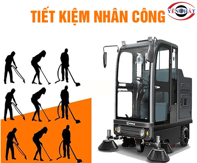 Xe quét rác Kumisai tiết kiệm nhân lực