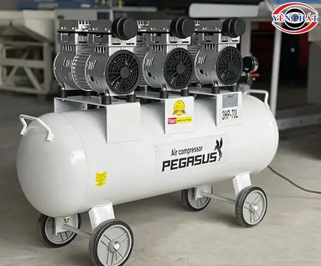 Máy nén khí không dầu 70 lít Pegasus TM-OF750x3-70L
