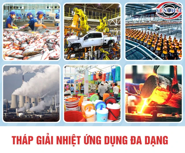 Ứng dụng của tháp giải nhiệt Longzi