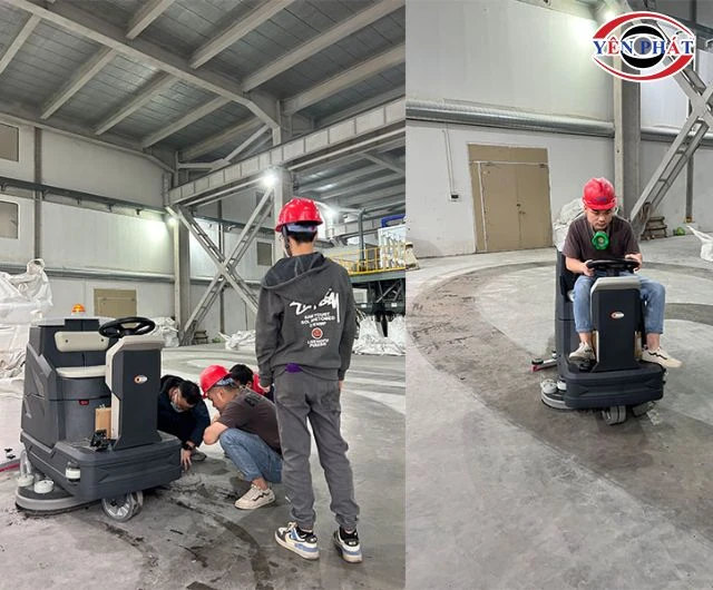 Máy chà sàn Mico di chuyển linh động