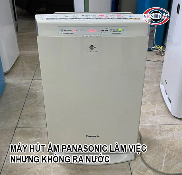 Máy hút ẩm làm việc nhưng không ra nước