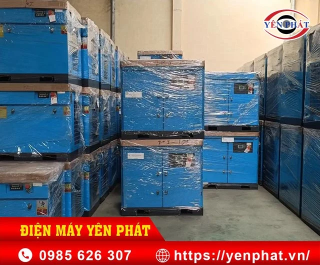 kho máy khí nén trục vít Pegasus TMPM50A yên phát