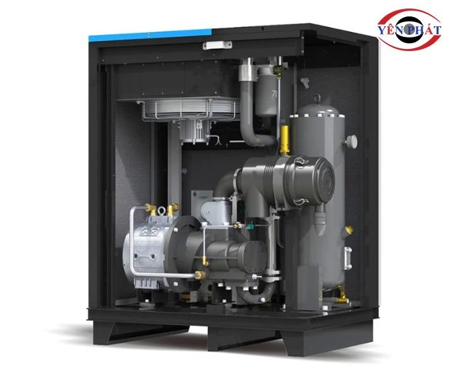 Cấu tạo của máy nén khí trục vít không dầu