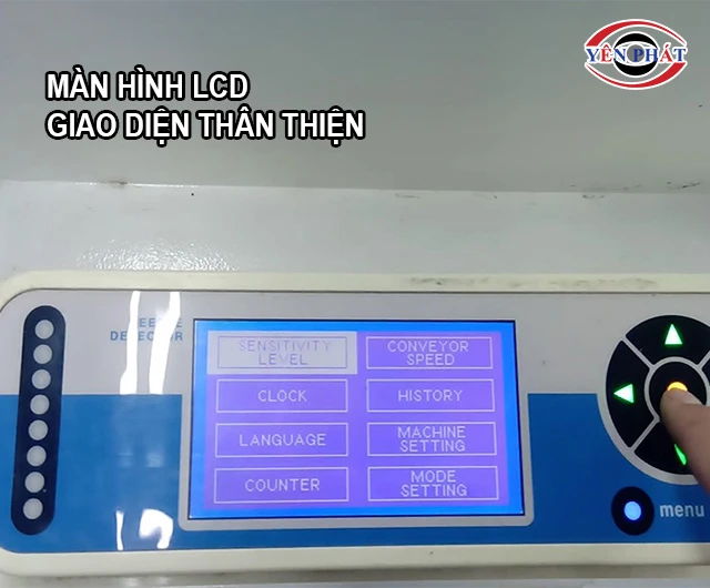 Màn hình LCD của máy dò