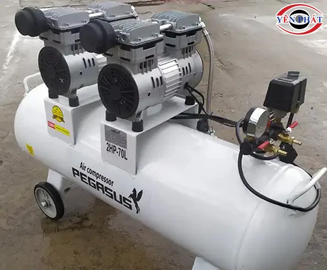 Máy nén khí nha khoa Pegasus TM- OF750x2- 70L