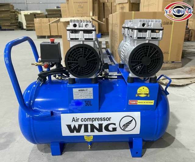 máy nén khí nha khoa Wing TW-OF550x2-50L